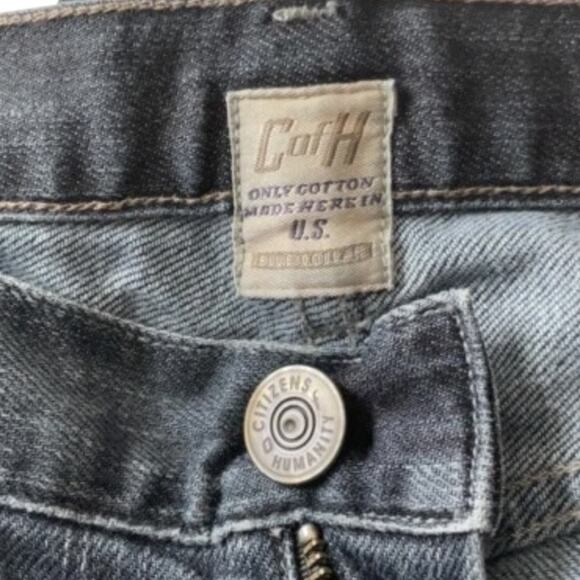 Citizens of Humanity Mens Jeans Size 32 Blue Sid Straight Leg Stretch Denim Jean - Picture 7 of 15